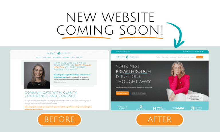 Nancy Burger's new website coming soon!