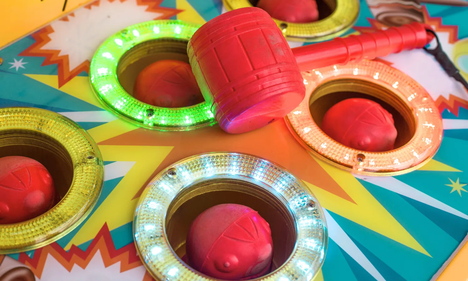 The game whack-a-mole