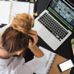 woman at computer